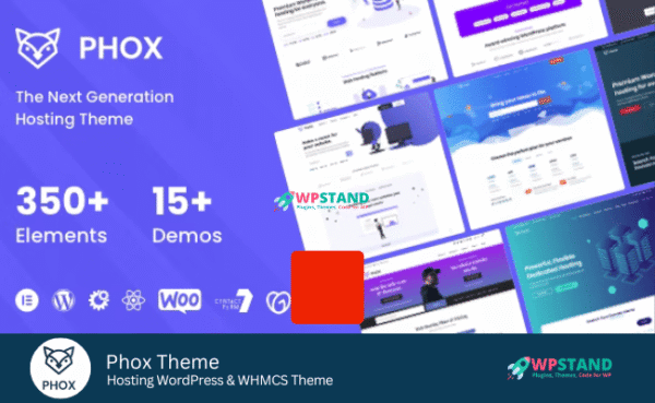 Phox Theme GPL v2.2.0 – Hosting WordPress & WHMCS